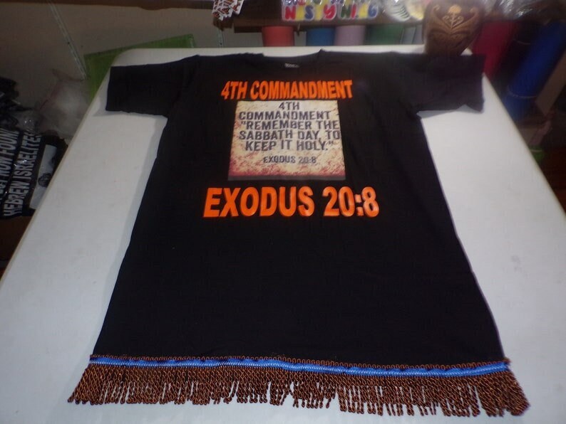 4th Commandment Remember the Sabbath Day and Keep It Holy Black - Etsy
