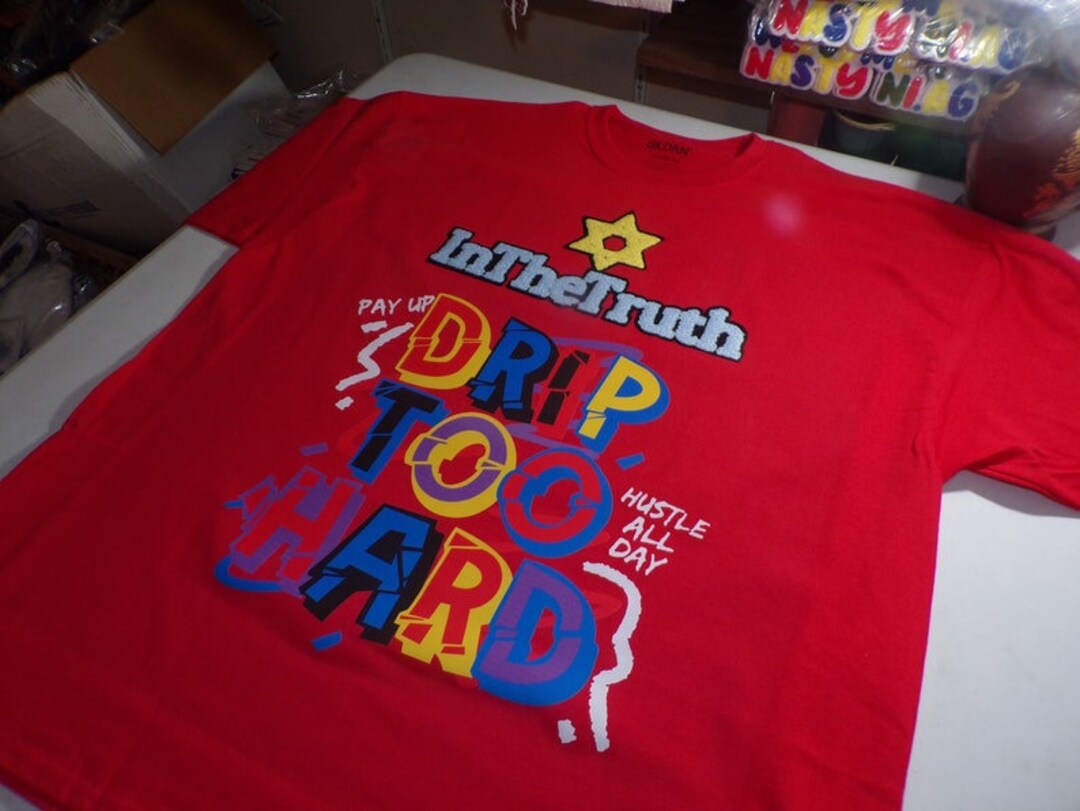 In the Truth Drip Too Hard White Writing - Etsy