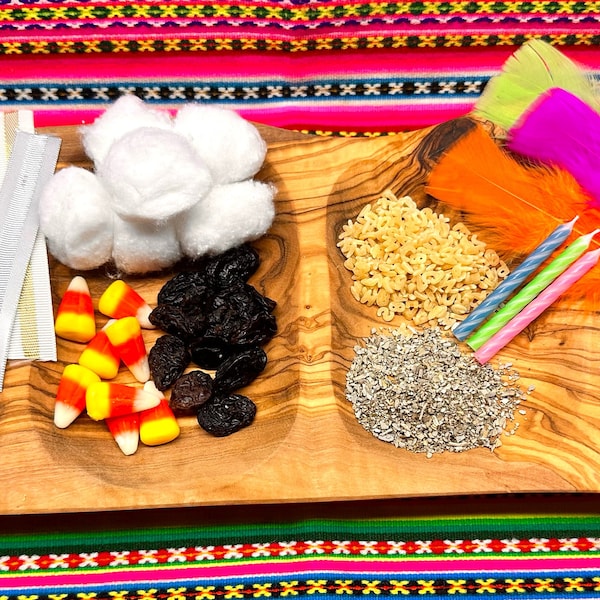 Traditional Q'ero shaman style despacho kit. Despacho Ceremony. A True Ayni despacho kit with earth-friendly ingredients and packaging.