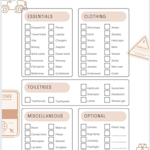 Travel Checklist