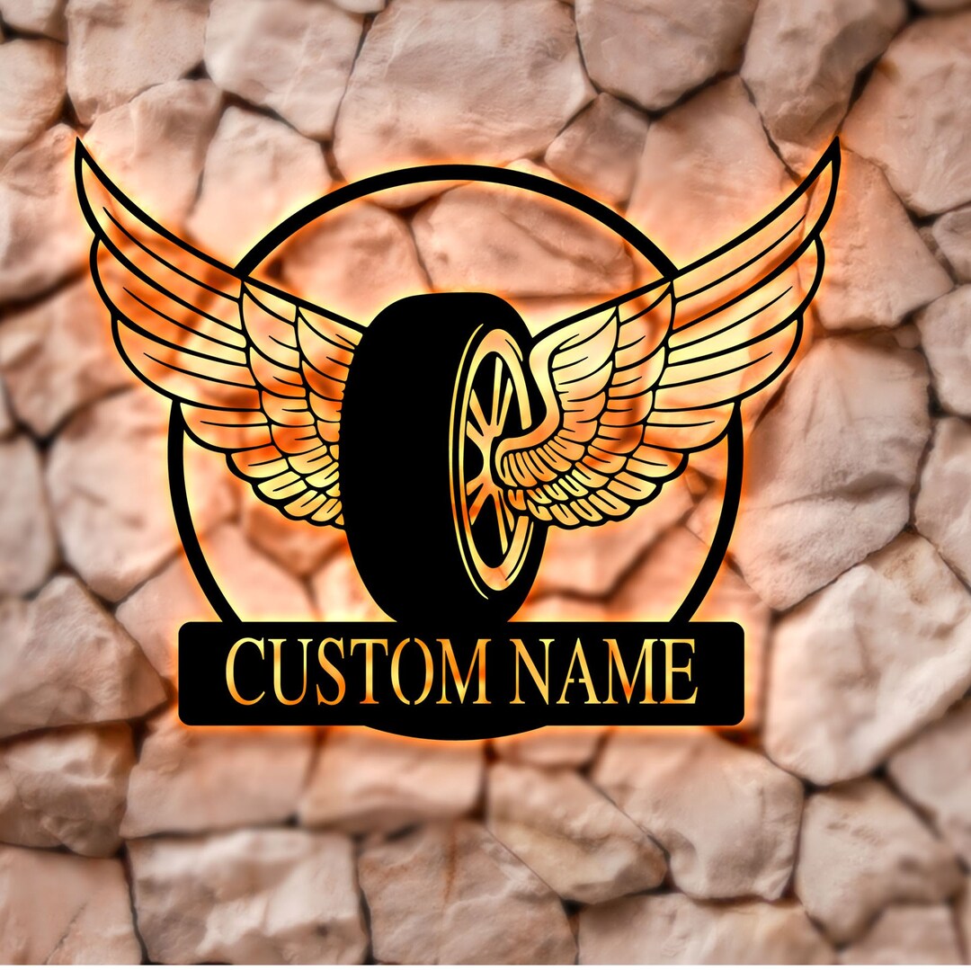 Personalized Metal Color With LED Light Car Sign Sign for Etsy