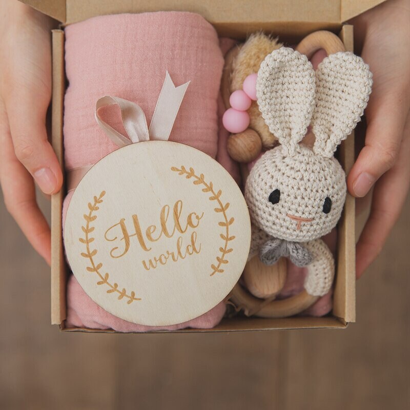 Blue Baby Bath Time Gift Set main image 0