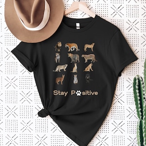 大きな猫のシャツ、野生の猫のTシャツ、動物のシャツ、野生動物のTシャツ、エキゾチックな動物のTシャツ、動物愛好家のシャツ、動物のギフト