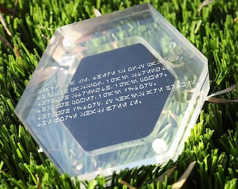 Aurebesh Sith Code Ring Box, Star Wars Language Proposal Ring Box, Star Wars Writing Ring Box Sith Code Jewelry Box Sith Engagement Ring Box