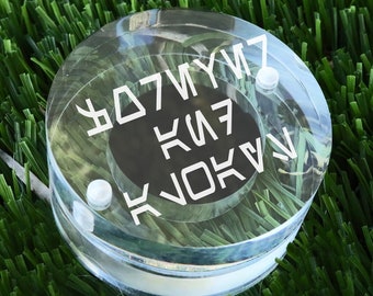 Star Wars Forever and Always Ring Box, Aurebesh Language Proposal Ring Box, Star Wars Trinket Box, Star Wars Jewelry Box, Engraved Ring Box