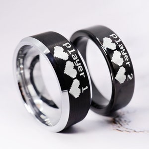 Nerd couples jewelry Etsy Mexico