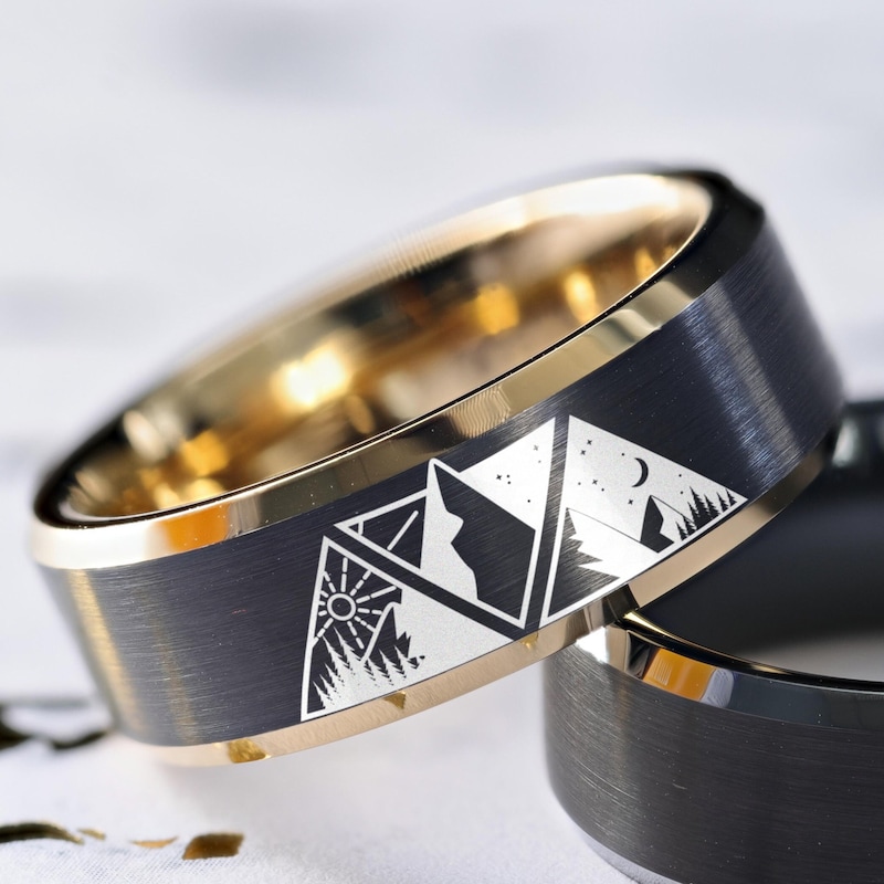 Hipster Wedding Band - Etsy