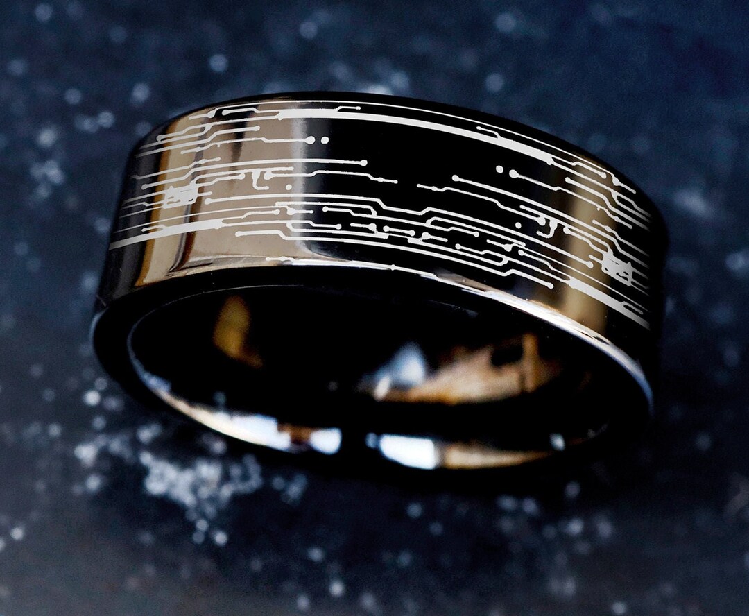 Circuit Board Ring Circuit Board Wedding Band Circuit Board - Etsy