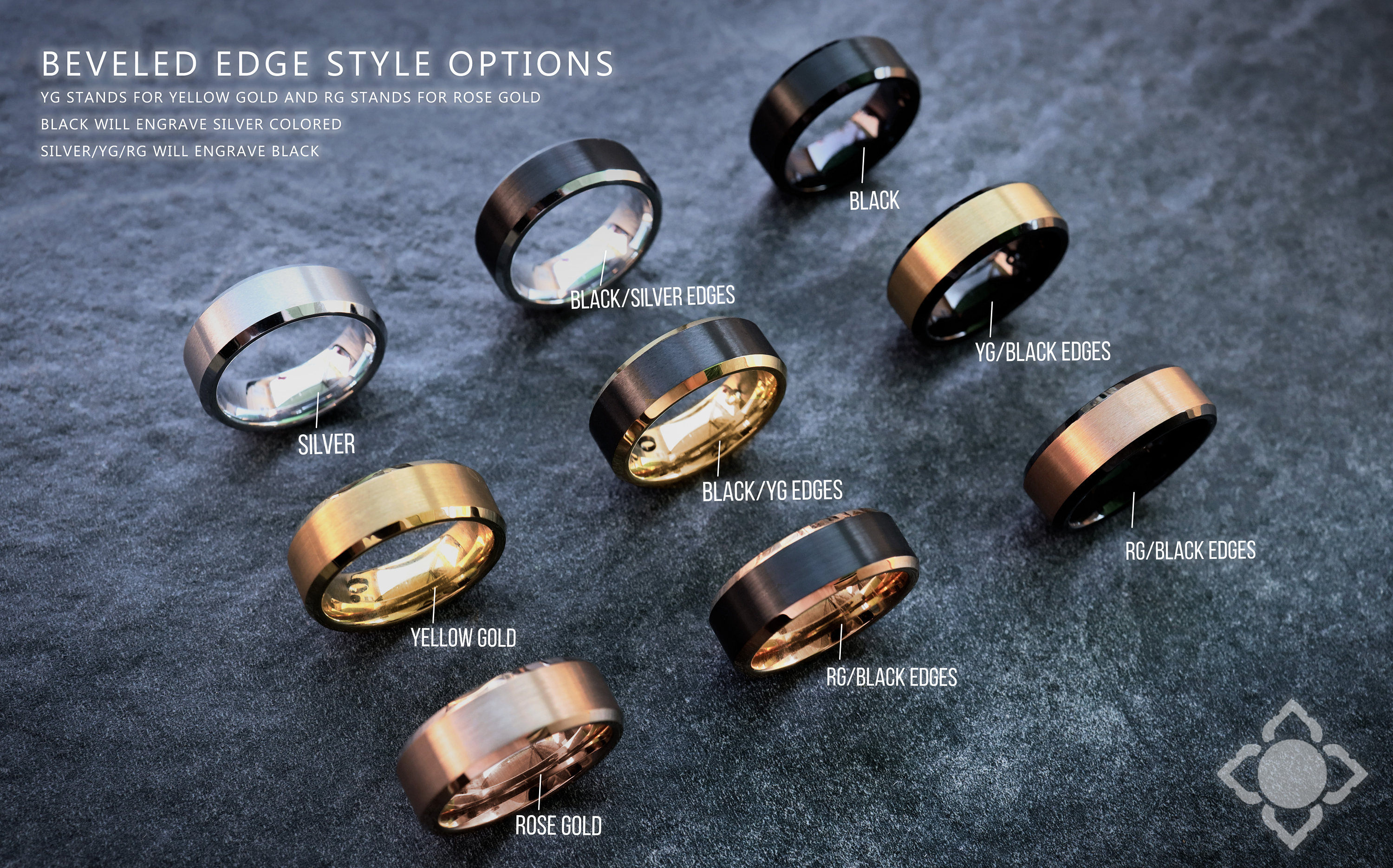 Couples Gamer Rings, Player 1 Player 2 Rings, 2 Piece Couple Set