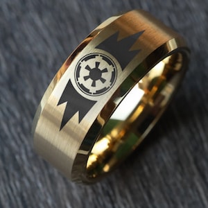 Sith Empire  Wedding Ring, Star Wars Wedding Band, Star Wars Ring, Star Wars Engagement Ring, Empire Ring, Anakin Sith Wedding Band
