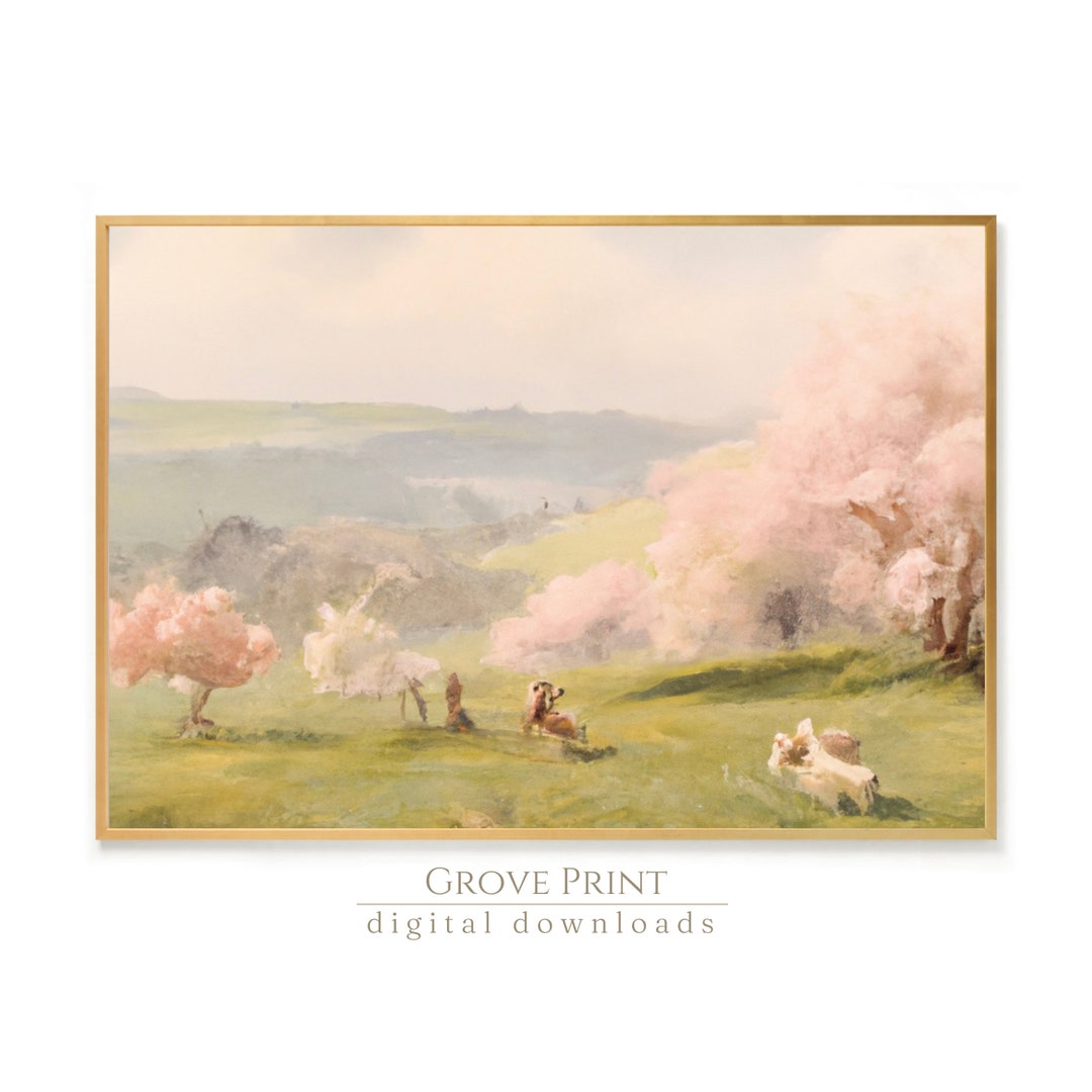 Printable Vintage Wall Art Digital Downloads Vintage Oil Paintings ...