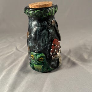 Sculpted Decorative Tree of Life Apothecary Bottle