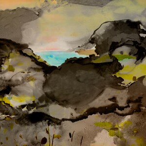 Baroon Cliffs | Digital art | Abstract landscape
