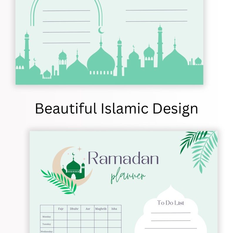 2024 Printable Ramadan Planner Islamic Daily Planner Printable Islamic