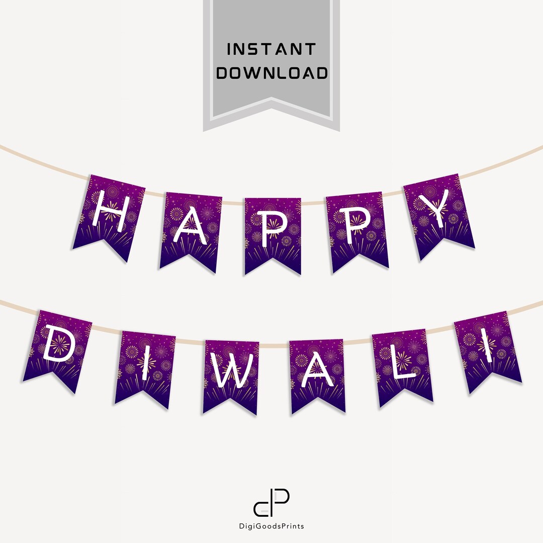 Happy Diwali Banner Printable Diwali Craft Diwali Decoration Toran