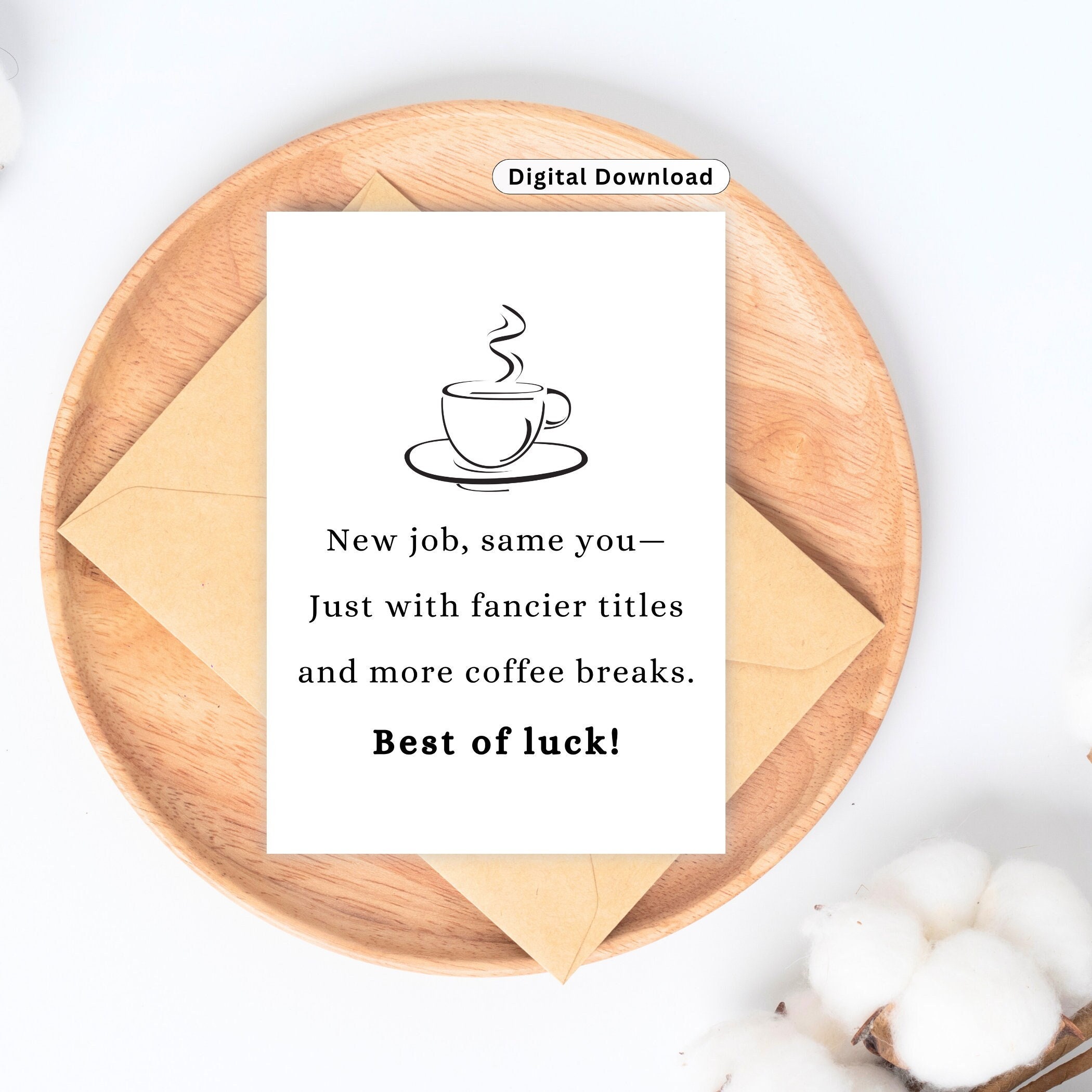 Central 23 Congratulazioni Per Il Tuo Nuovo Lavoro - Buona Fortuna Per, image size:2100x2100