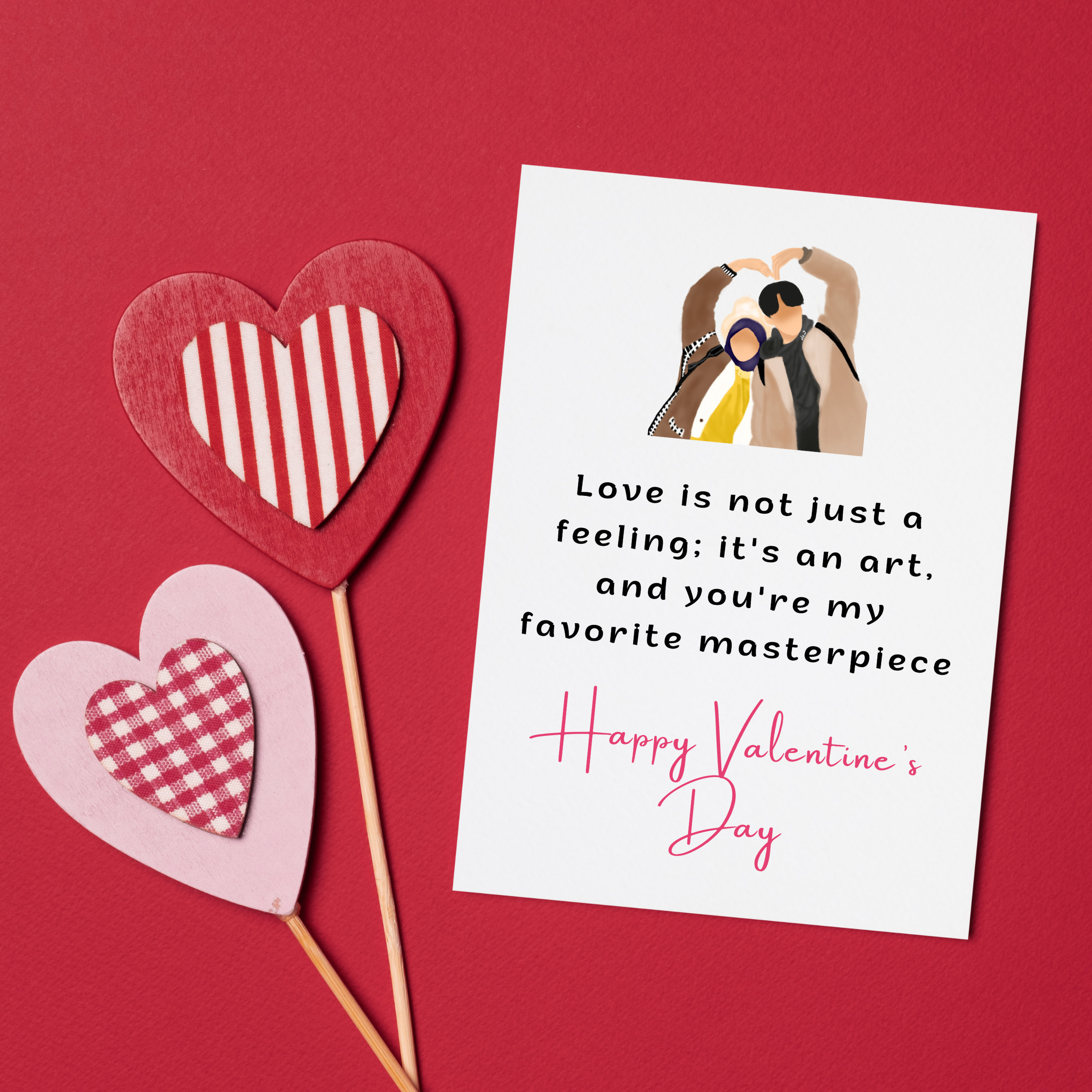 Artery8 Greeting Card Love Poem Goth Fiancé Romantic Poetry Fun For Him Man Valentine's Day Card