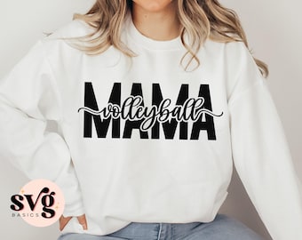 Volleyball Mom SVG PNG, Volleyball Mom Shirt Svg, Volleyball Svg, Volleyball Game Day Svg, Sports Mom Svg, Volleyball Png