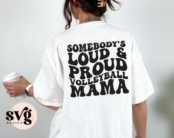 Volleyball Mom SVG PNG PDF, Volleyball Mom Shirt Svg, Volleyball Svg, Volleyball Game Day Svg, Sports Mom Svg, Volleyball Png