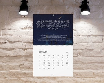 Koran Islamischer Wandkalender 2024