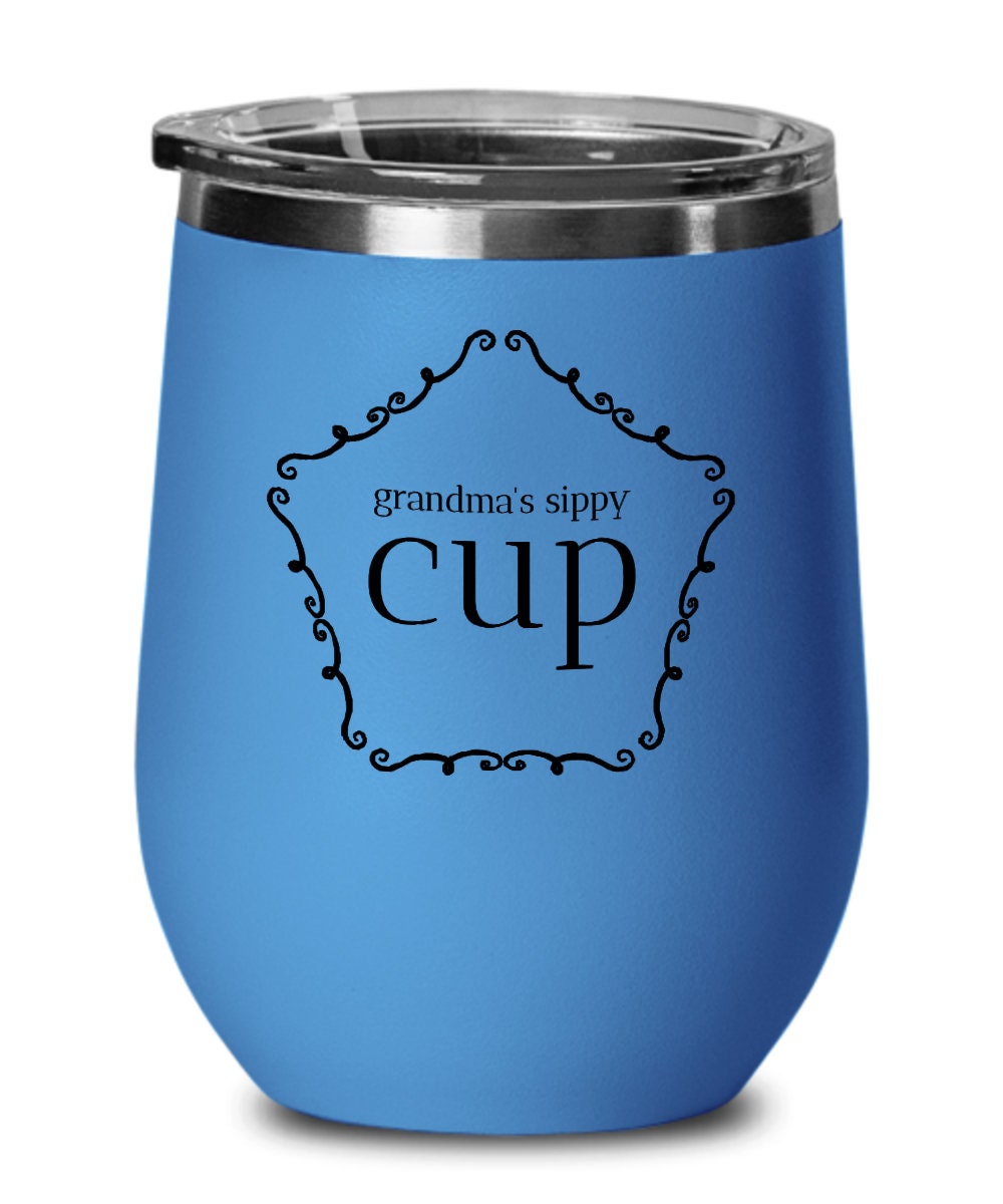 Grandma's Sippy Cup Wine Glass – Emerson and Friends