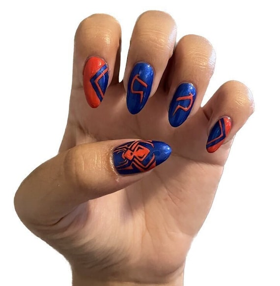 Spider- man Acrylic Press on nails – FASHION COUTURE