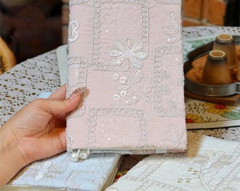 Book Cover, Book Pouch, Custom Size Book Jacket, Adjustable Book Protector, Padded Book Cover, Book Lover Gift