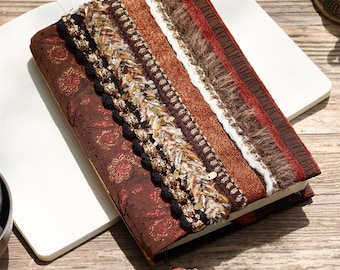 Handmade Fabric Book Cover, Adjustable Book Protector, Book Lover Gift