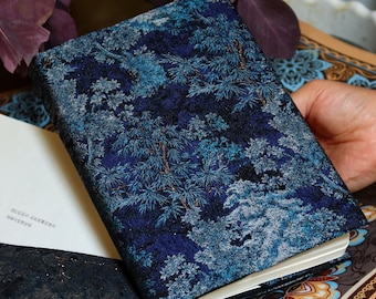 Handmade Book Cover, Padded Book Protector, Adjustable Book Jacket