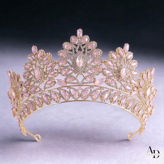 Araluky Tiara Krone Mit Kämmen – Silberfarben Mit Strass Für Hochzeit, Abschlussball & Partys