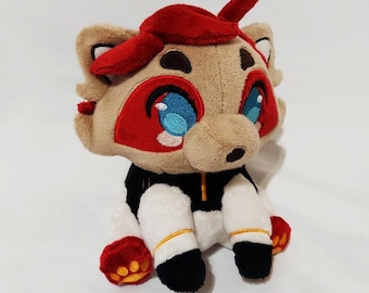 Suletta Mercury Plush Tanuki - Gundam Witch From Mercury Anime Inspired Plushie Stuffed Animal Collectible - Gift For Yuri Fan