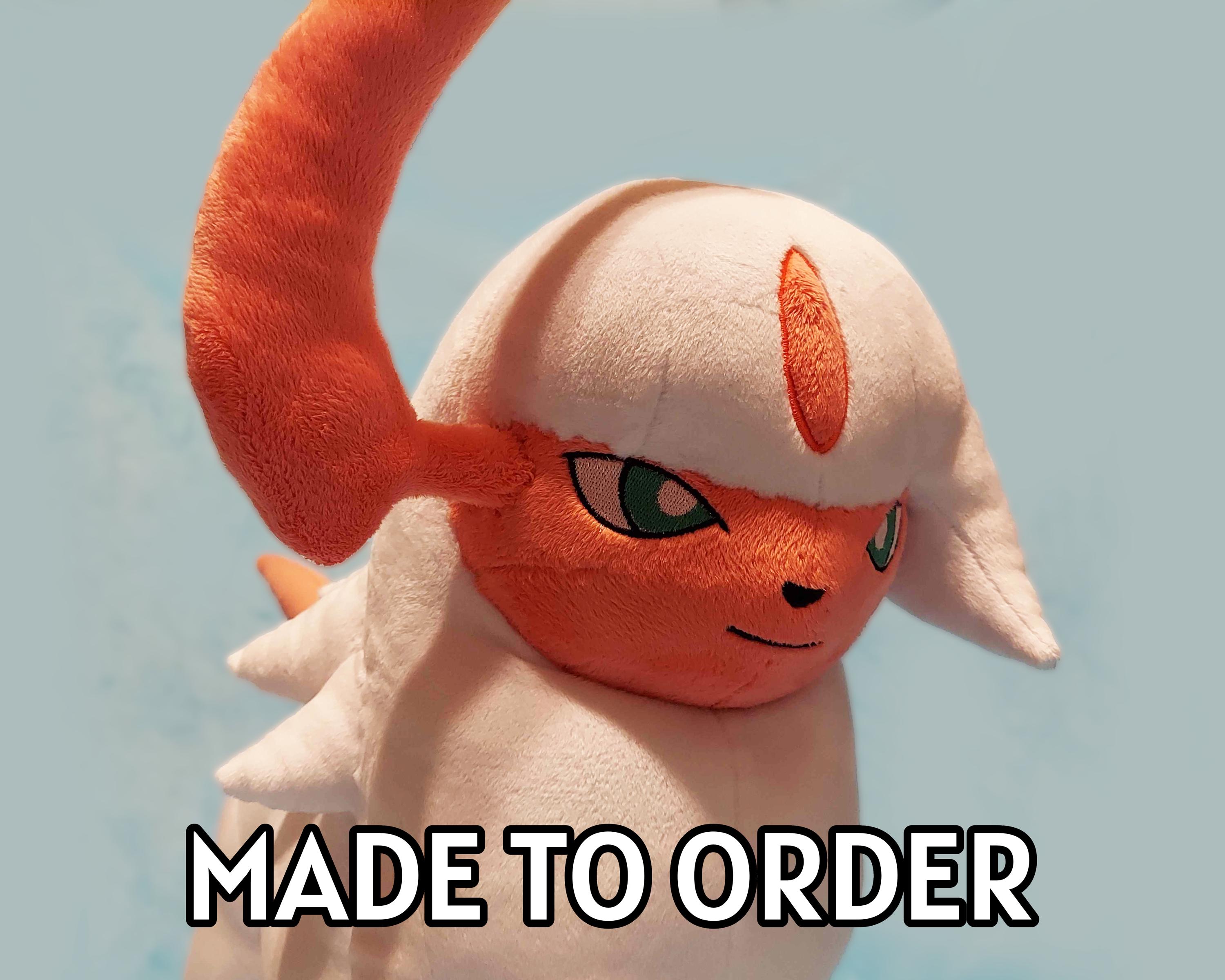 Shiny Absol MADE TO ORDER Pokemon Inspired Handmade Plush Etsy