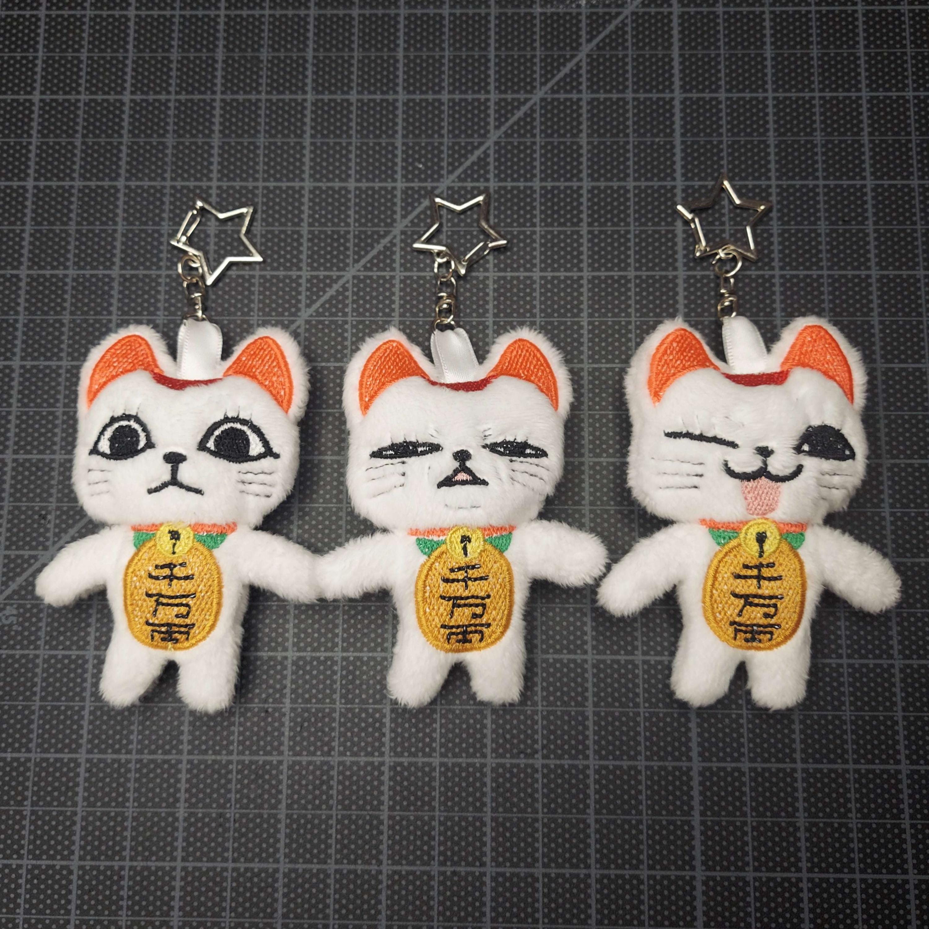 inuinuページ✧︎ 羊毛フェルト 猫ちゃんキーホルダー 18点setꕤ