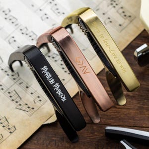 Personalized Colorful Metal Guitar Capo – Custom Engraved Guitar Accessory for Acoustic & Electric Guitars