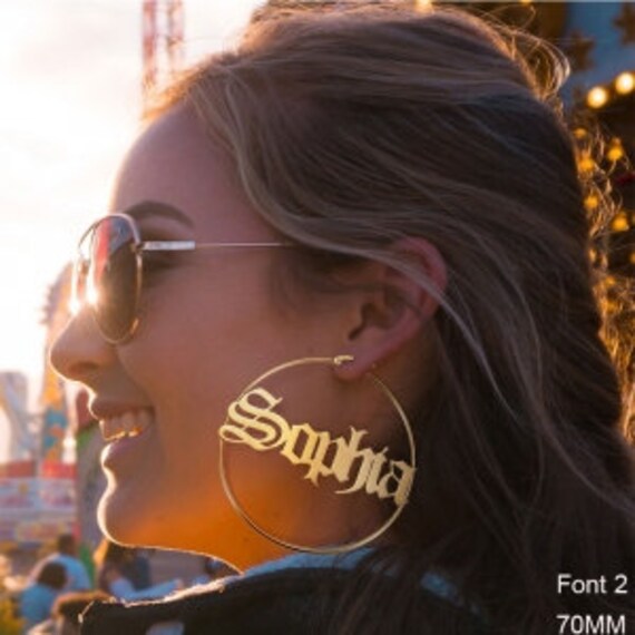 Custom hoops with sale name