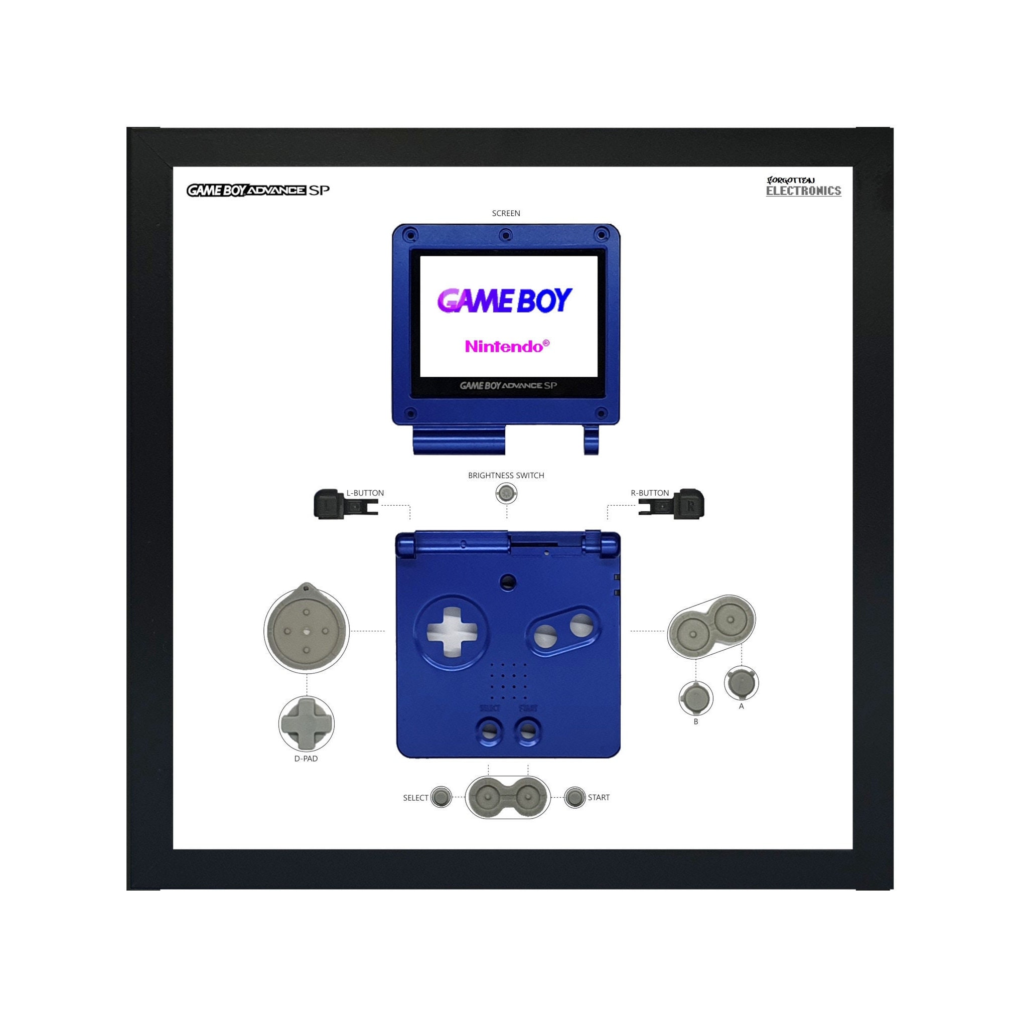 Gameboy Advance SP 30cm 30cm - Etsy