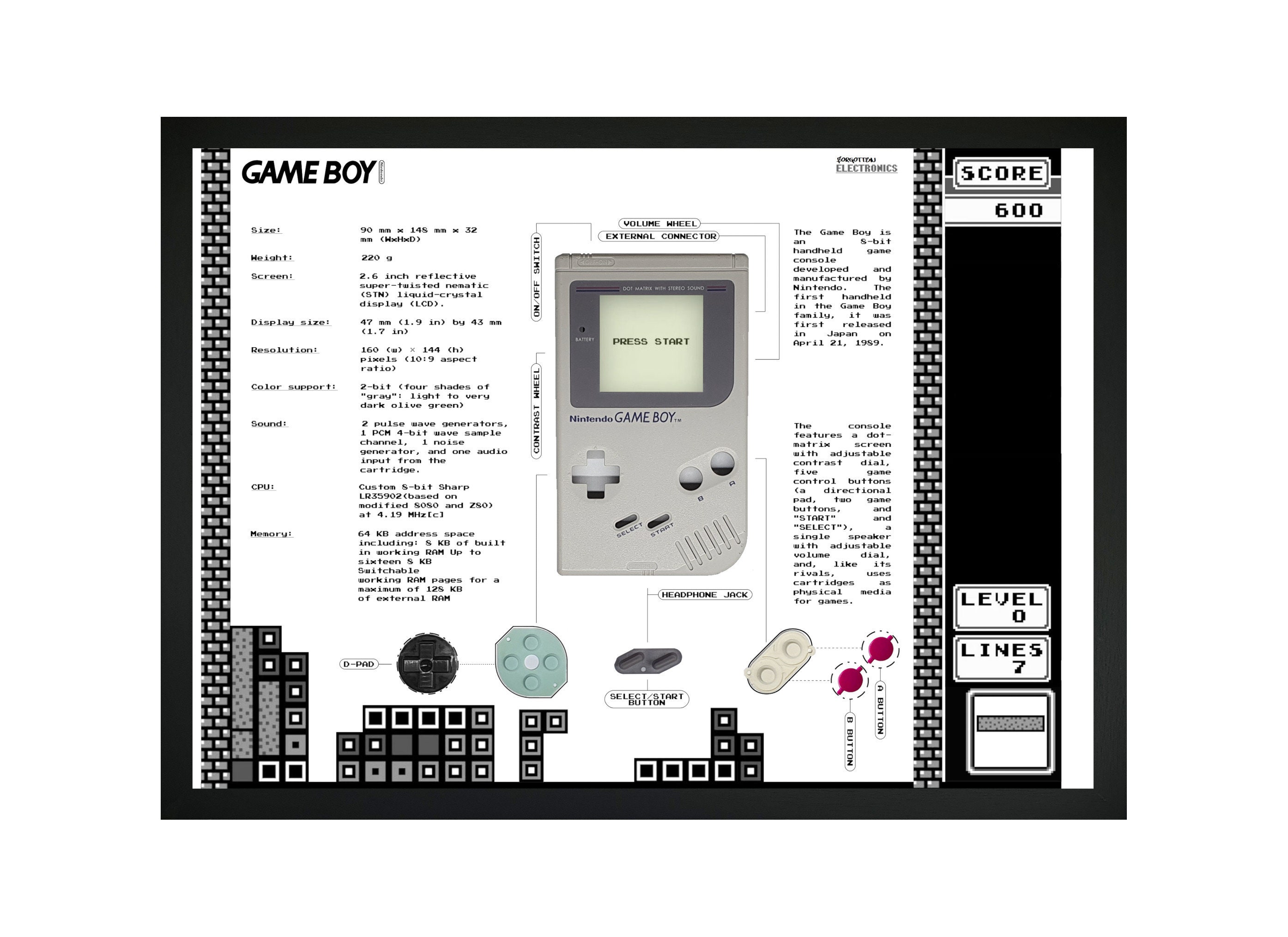  Tetris Arcade in a Tin: Retro Handheld Tetris Game. Portable  Tetris Gift for Kids and Adults! Includes Original Sounds, 2.4” Screen.  Full Color 8-bit Game. Officially Licensed Tetris Merchandise. : unknown