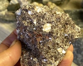 Lepidolite glitter balls