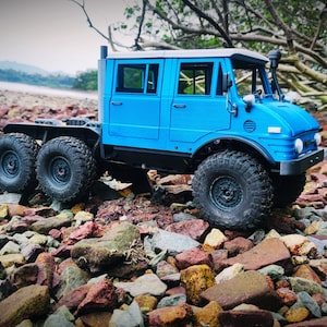 DIGITAL STL 3D Print File - Crawler Bog 406 Crew Cab (Unimog 406 replica)  - 1/10 RC body