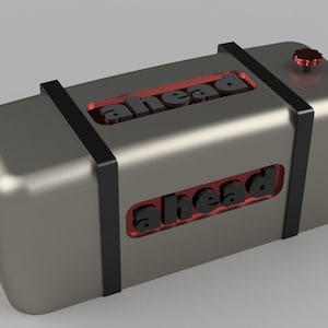 DIGITAL STL 3D Print File - Fuel Tank 1/10 Scale RC Accessory