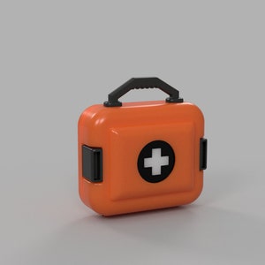 DIGITAL STL 3D Print File - Overland Medical Box  1/10 Scale RC Accessory