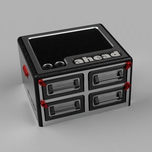 DIGITAL STL 3D Print File - Overland Storage Drawer  1/10 Scale RC Accessory