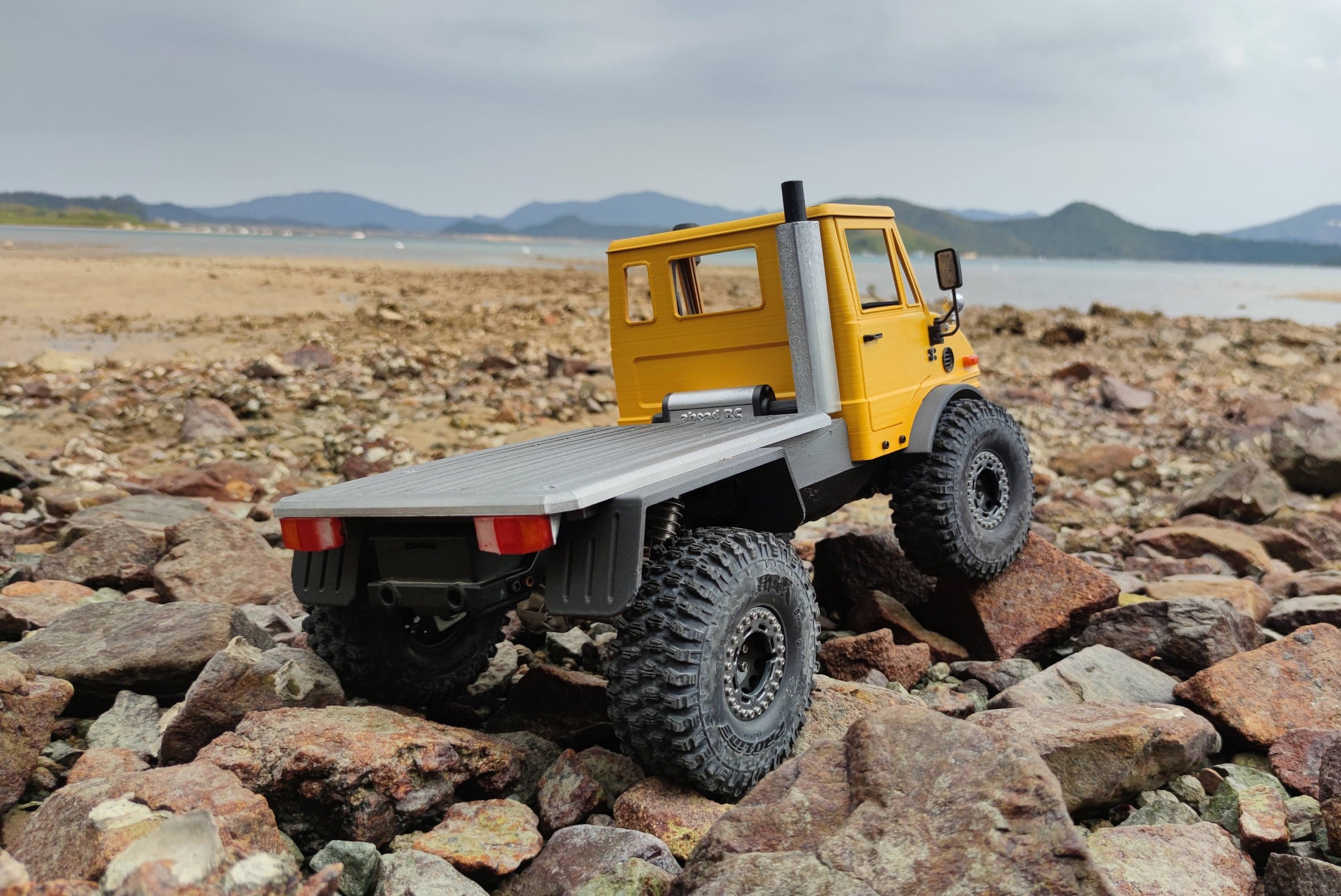 DIGITAL STL 3D Print File Crawler Bog 406 4x4 Flatbed 1 10 RC Body