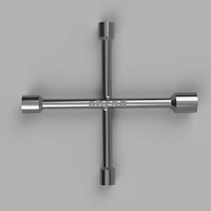 DIGITAL STL 3D Print File - Cross Wrench 1/10 Scale RC Accessory
