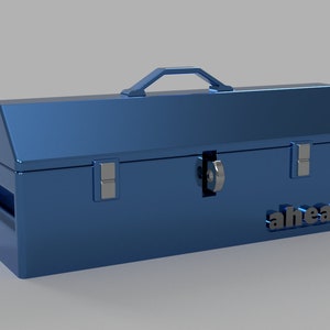 DIGITAL STL 3D Print File - Closed Toolbox  1/10 Scale RC Accessory
