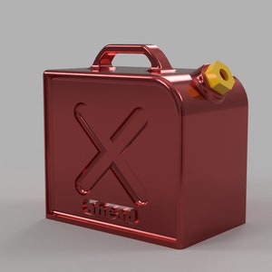 DIGITAL STL 3D Print File - Fuel Can Short 1/10 scale RC accessory