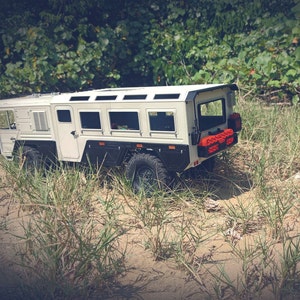 DIGITAL STL 3D Print File - Crawler Cat 1 Expedition Cab - 1/10 RC Body Attachment