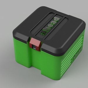 DIGITAL STL 3D Print File - Overland Square Storage Box  1/10 Scale RC Accessory