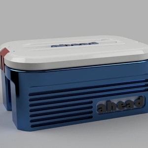DIGITAL STL 3D Print File - Overland Medium Storage Box  1/10 Scale RC Accessory