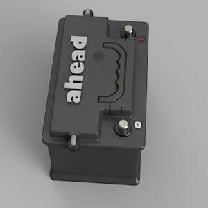 DIGITAL STL 3D Print File - Battery  1/10 Scale RC Accessory